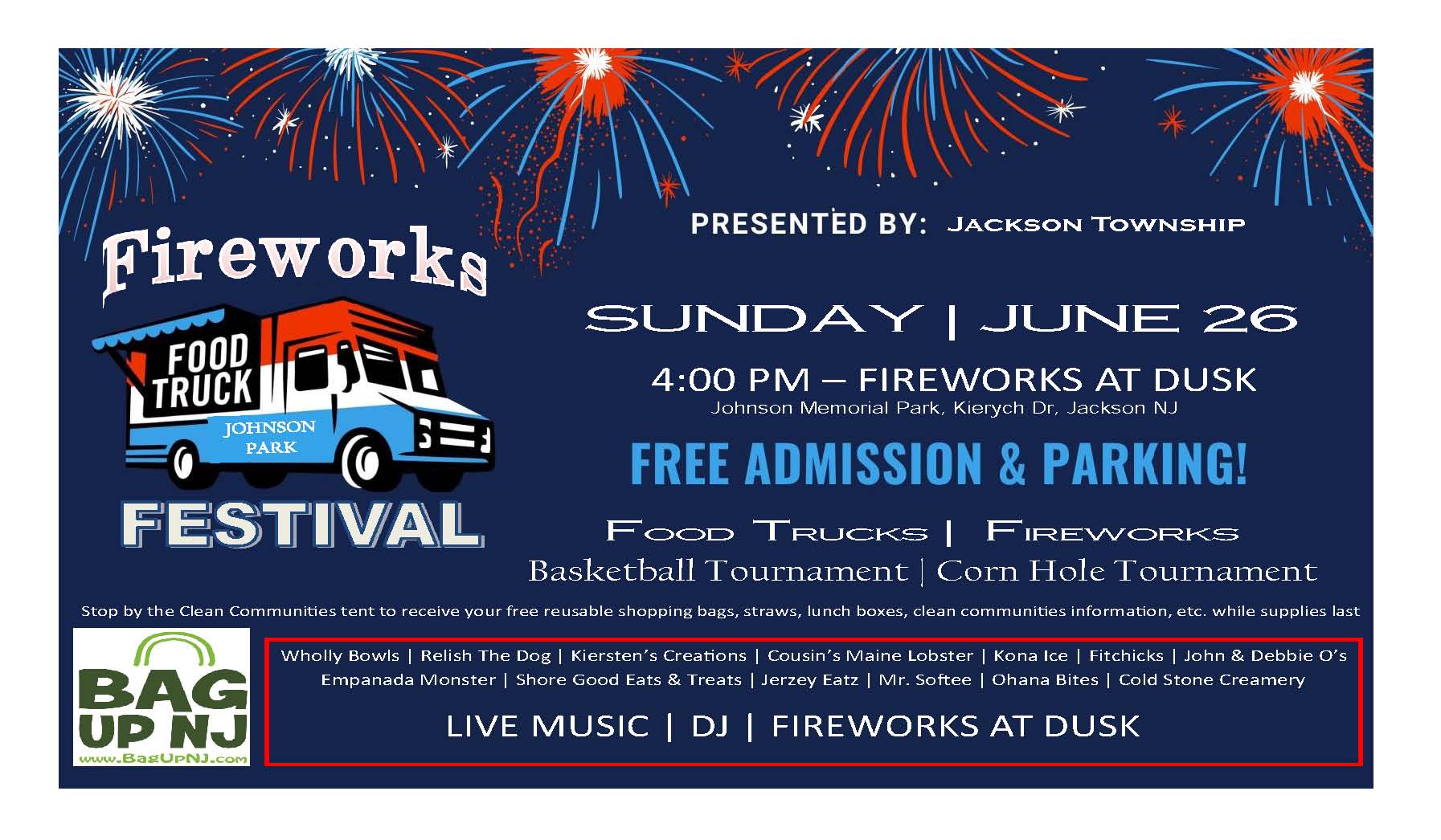 Food Trucks & Fireworks