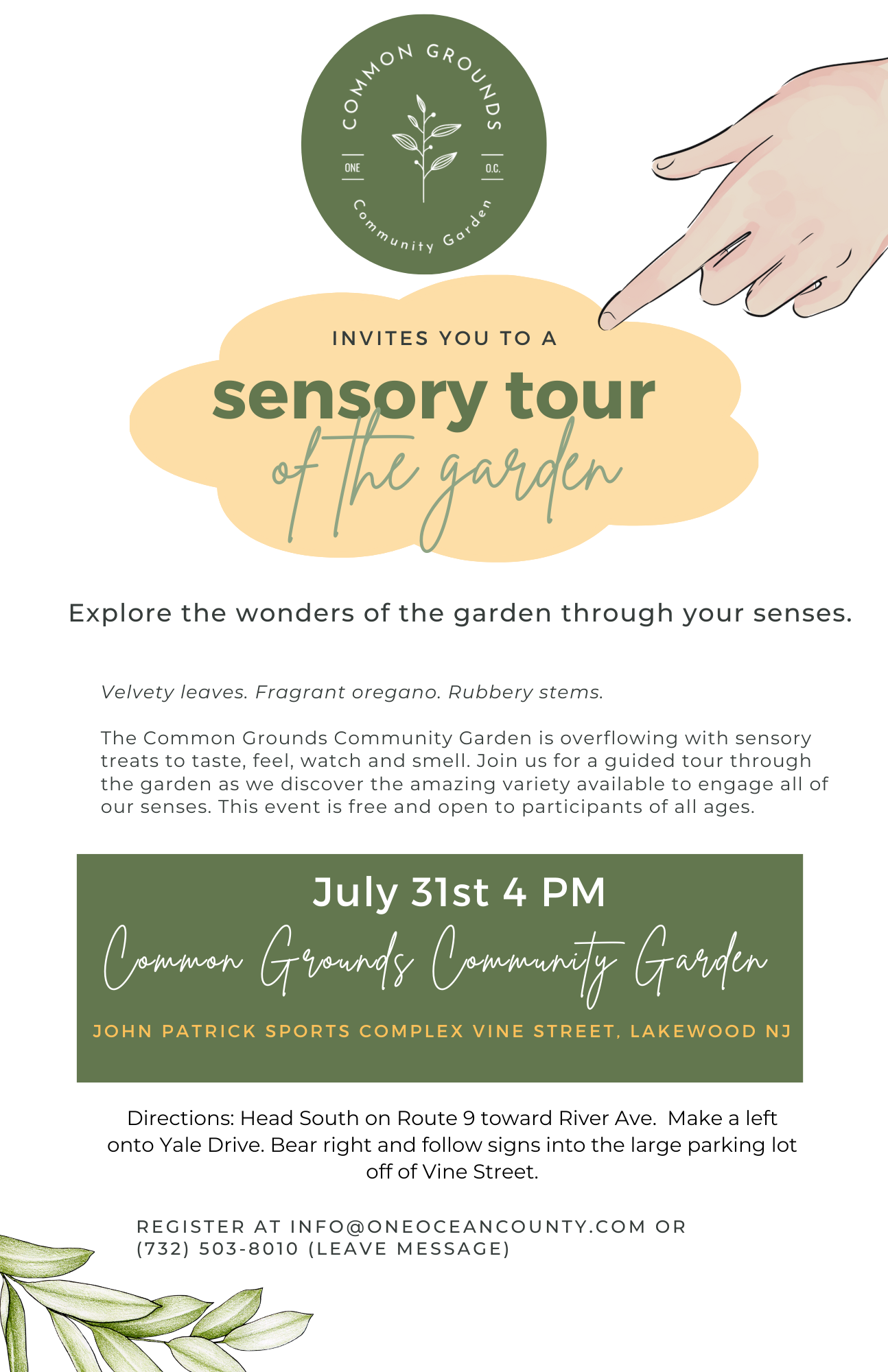 Sensory Tour