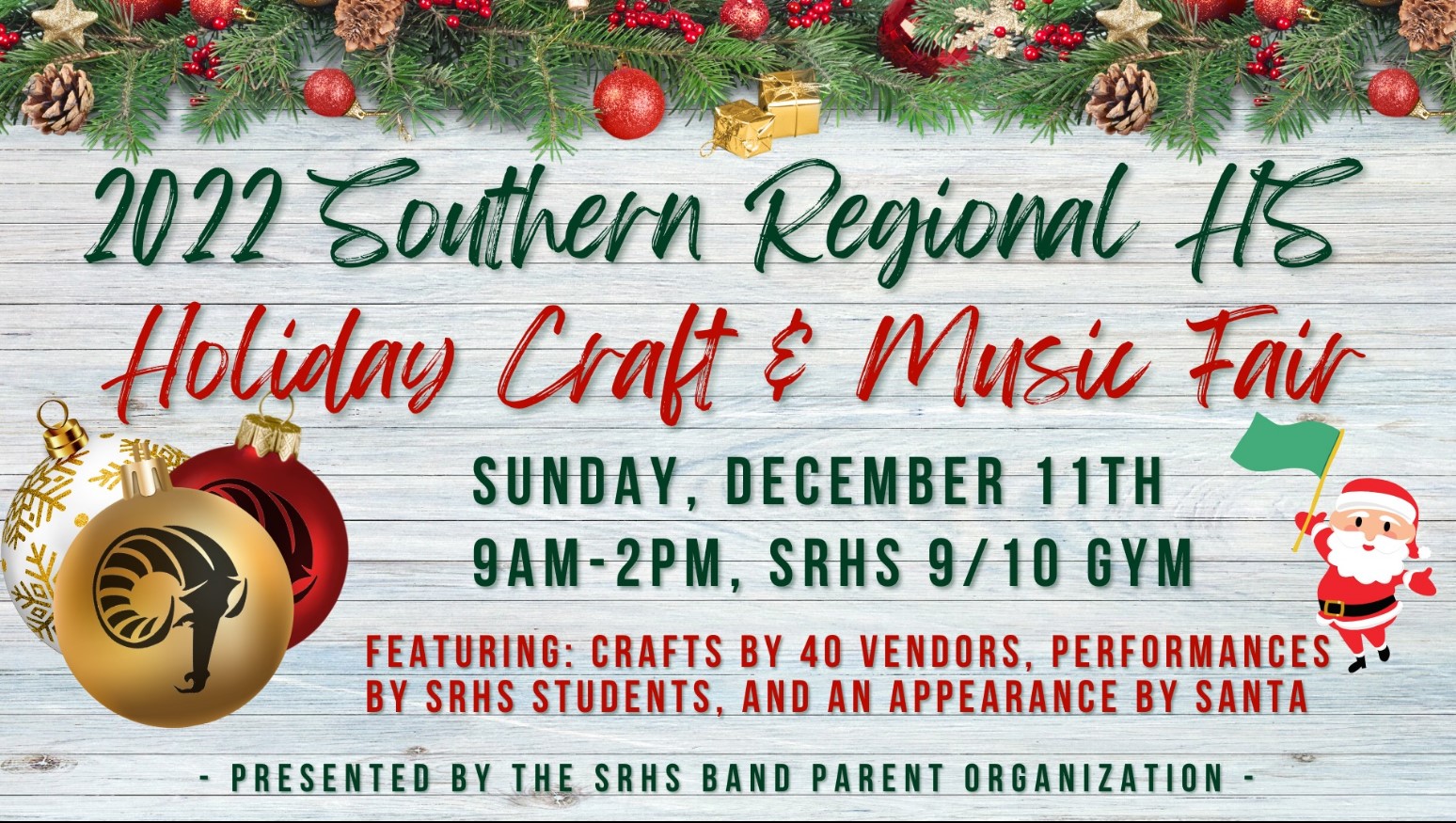 Southern Regional HS Holiday Craft & Music Fair Ocean County Tourism