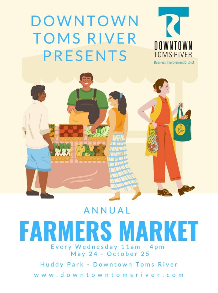 The Downtown Toms River Farmers Market Is Back