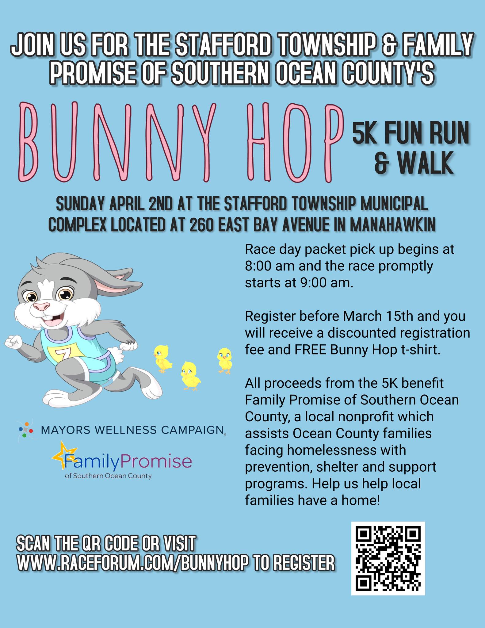 Bunny Hop 5k Fun Run & Walk Ocean County Tourism