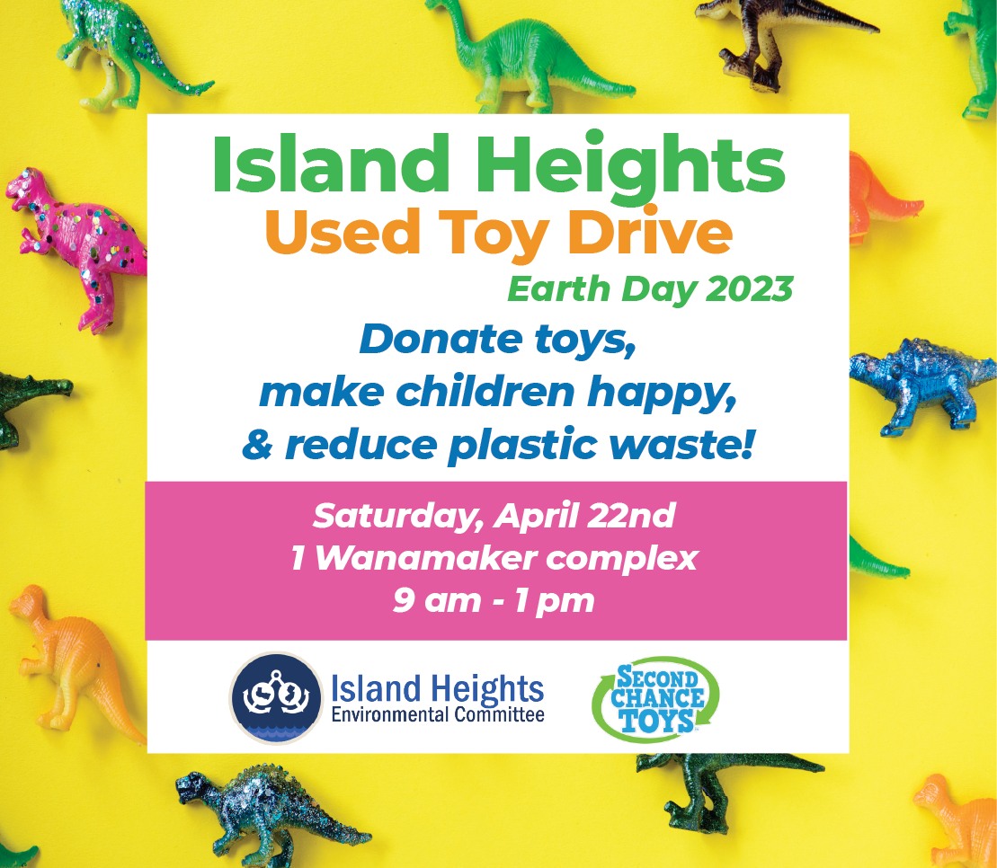 Earth Day Used Toy Drive Ocean County Tourism