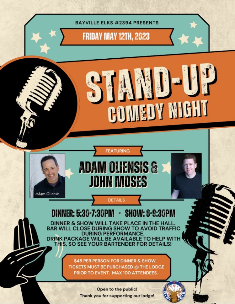 Stand-Up Comedy Night - Ocean County Tourism