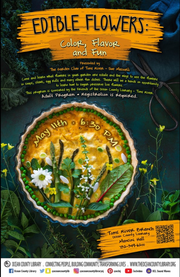 Edible Flowers Color, Flavor, and Fun Ocean County Tourism