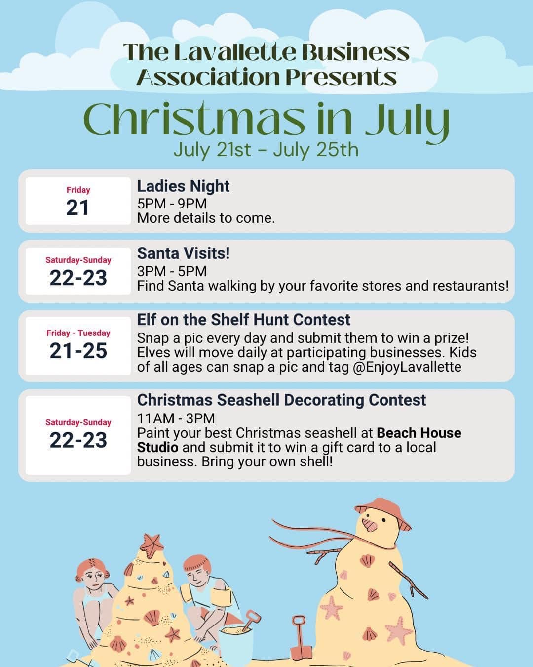 Christmas in July Ocean County Tourism