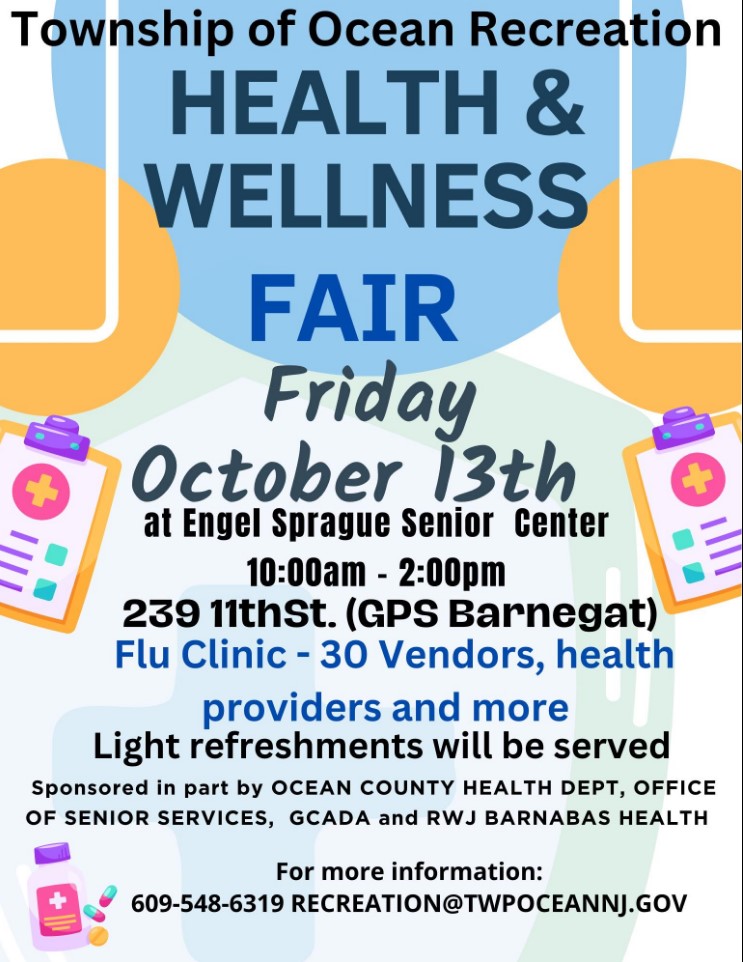 Health & Wellness Fair - Ocean County Tourism