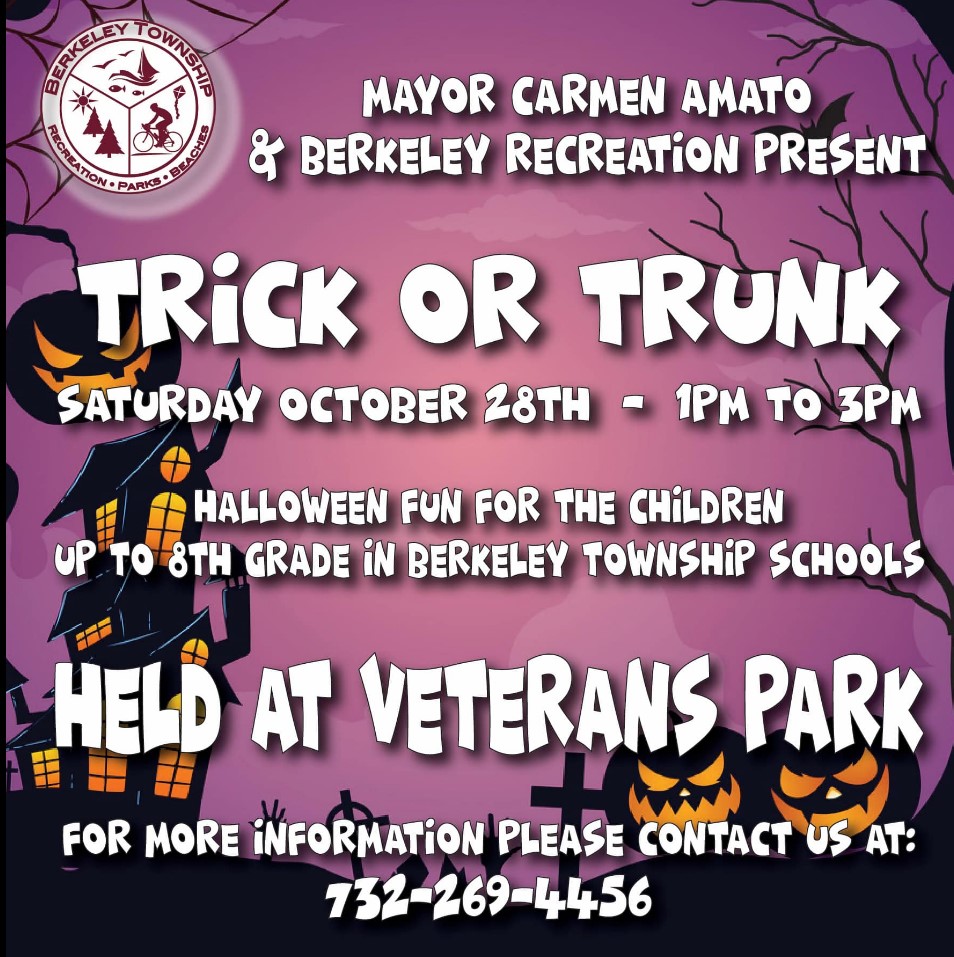 Berkeley Township Trick or Trunk Ocean County Tourism