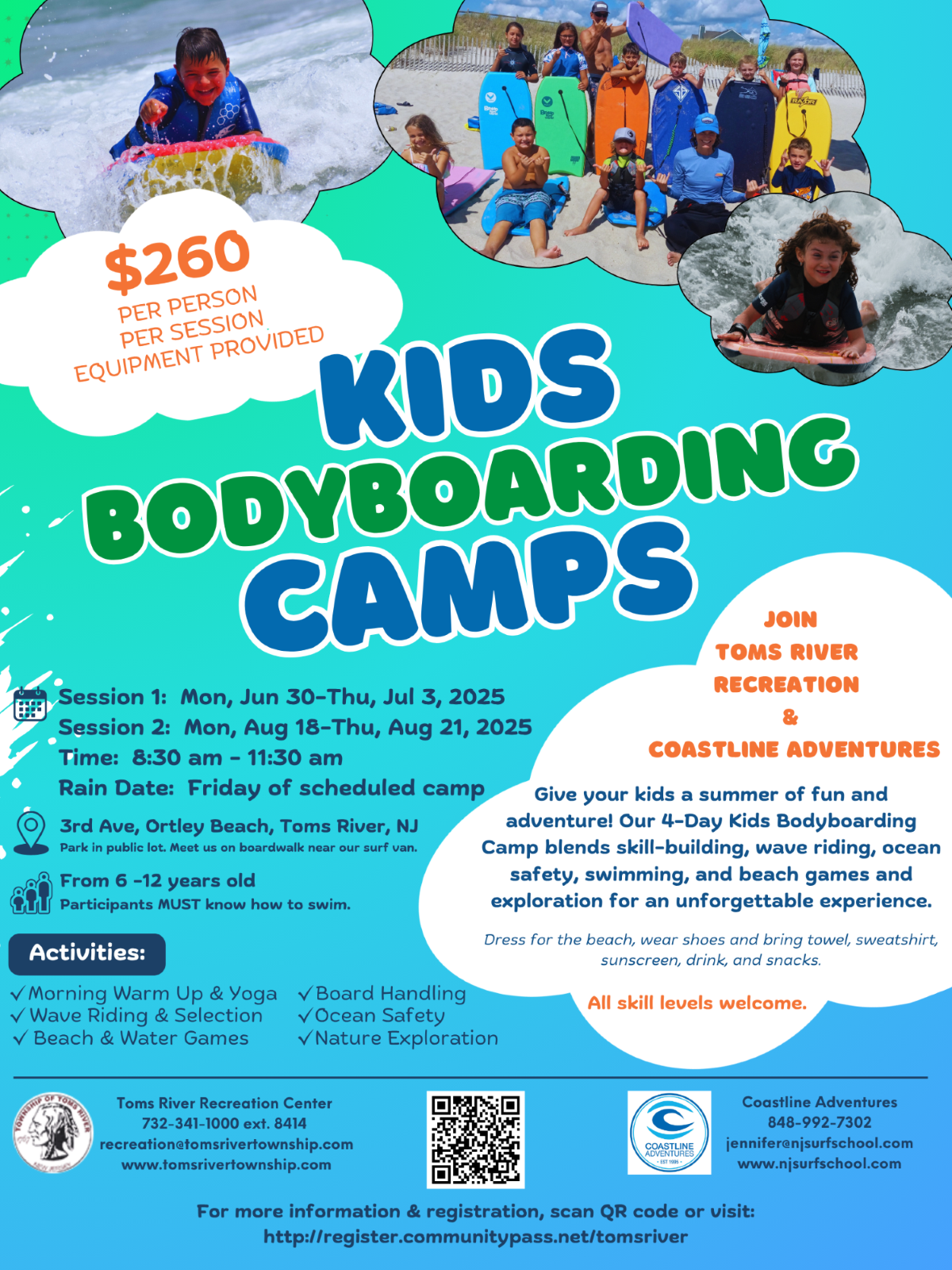 kids bodyboarding