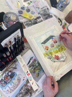 watercolor painting