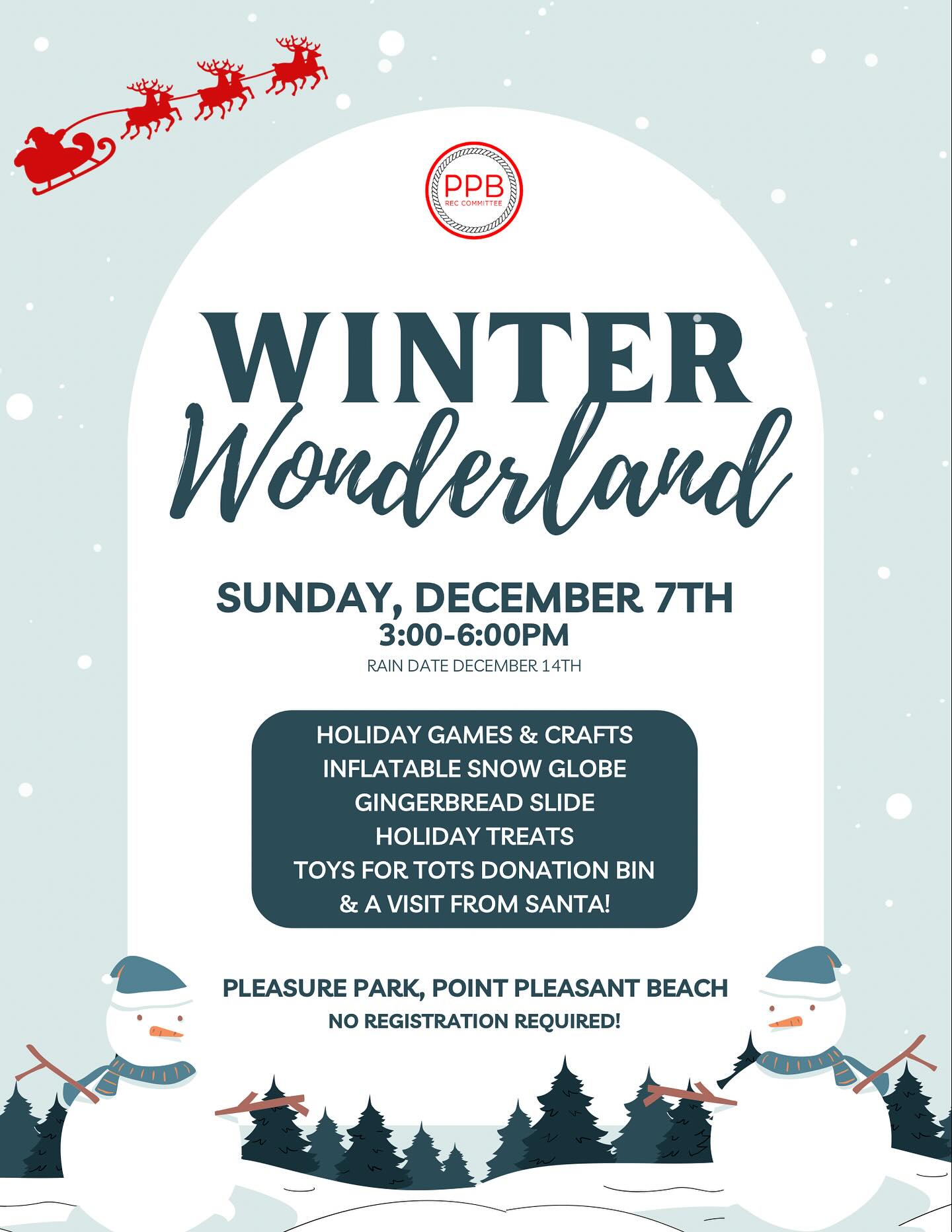 snowman and santa and reindeer sleigh