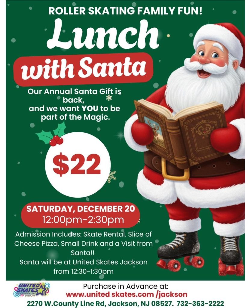 santa reading a book