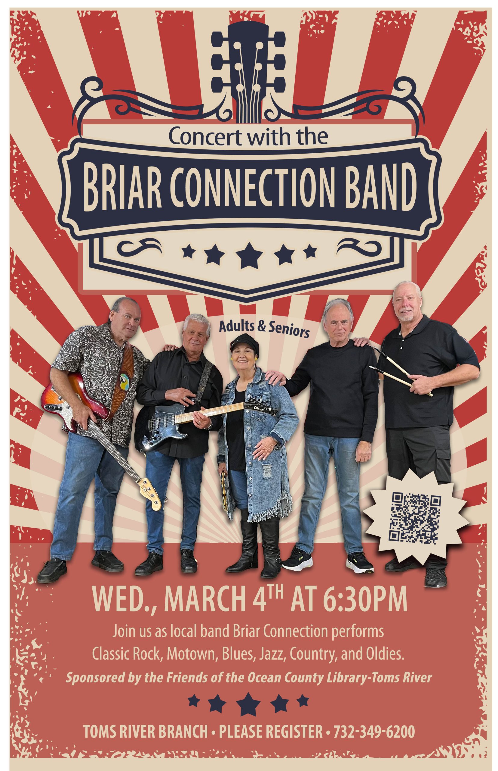 band standing together posing for picture