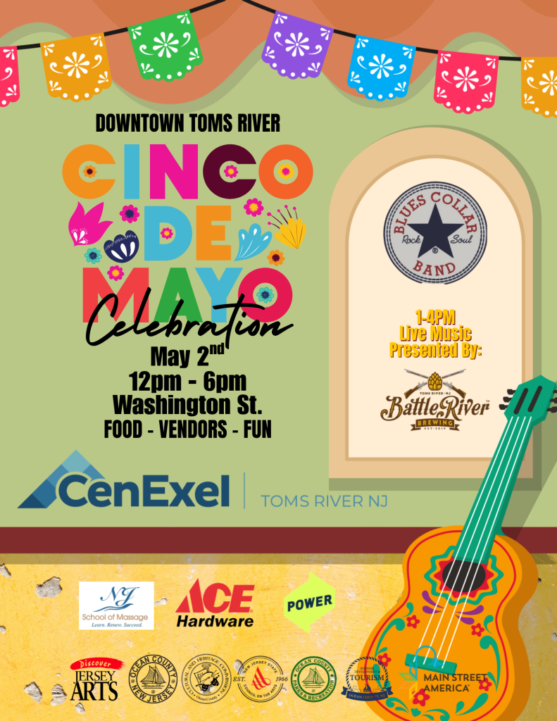 Cinco de Mayo flyer for Downtown Toms River 