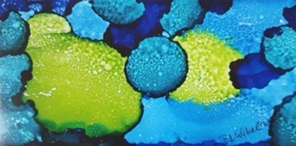 alcohol inks painting