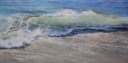 painting of ocean waves