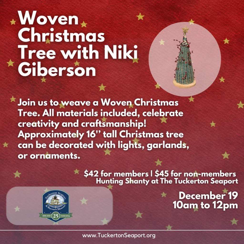 woven Christmas tree