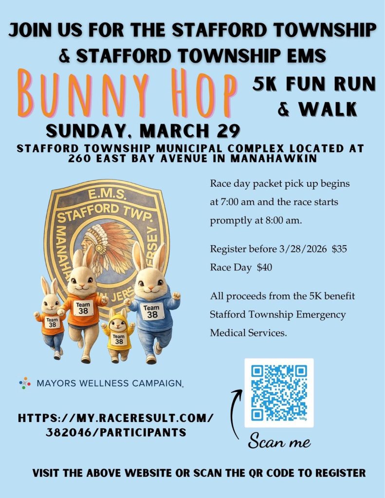 Bunny Hop Flyer for Stafford Township 