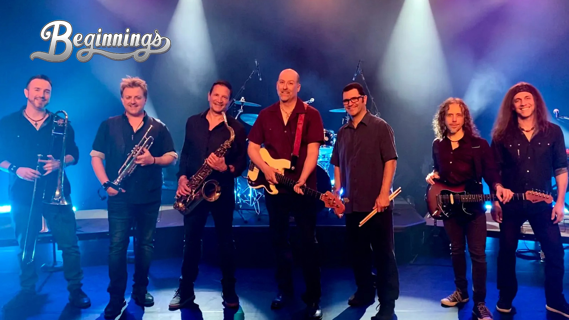 band playing music on stage