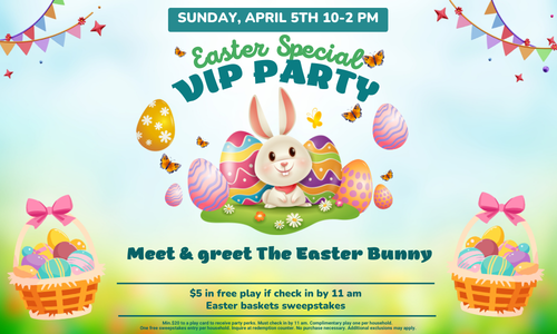 easter bunny and eggs in a basket