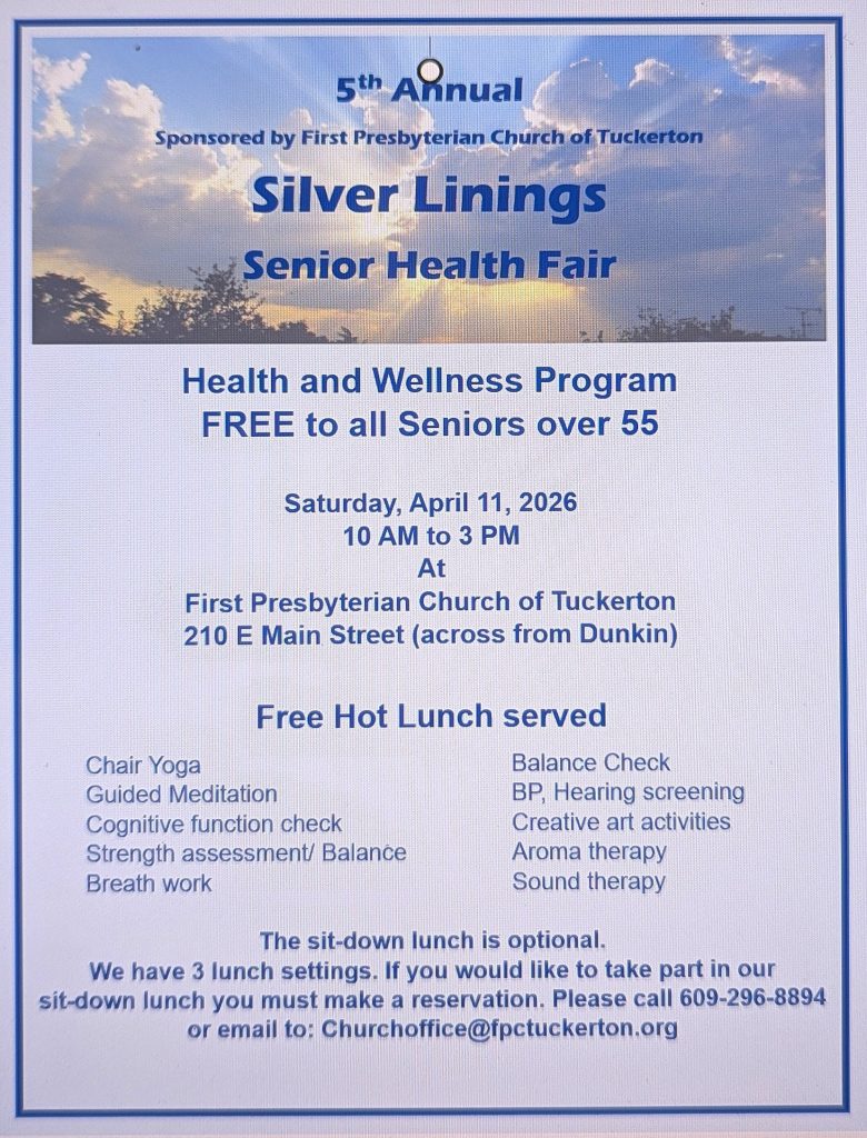 Silver Linings Senior Health Fair Flyer 