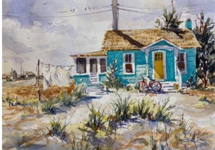 beach house painting