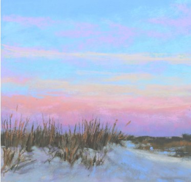 painting of beach dune