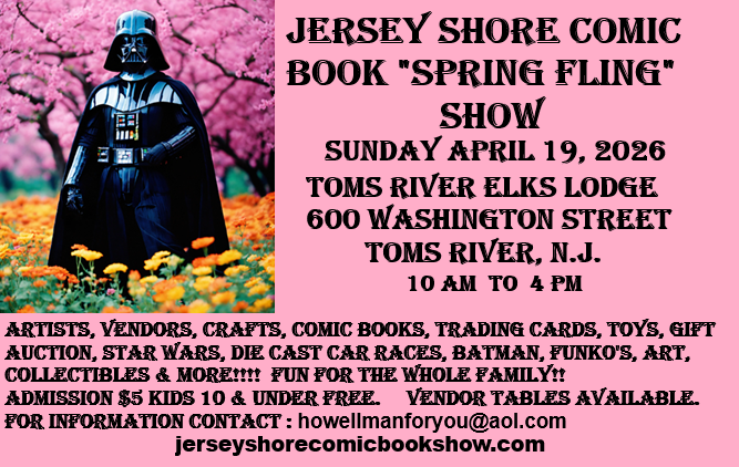 Darth Vader standing in field of flowers