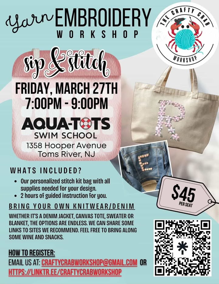 sip & stitch flyer