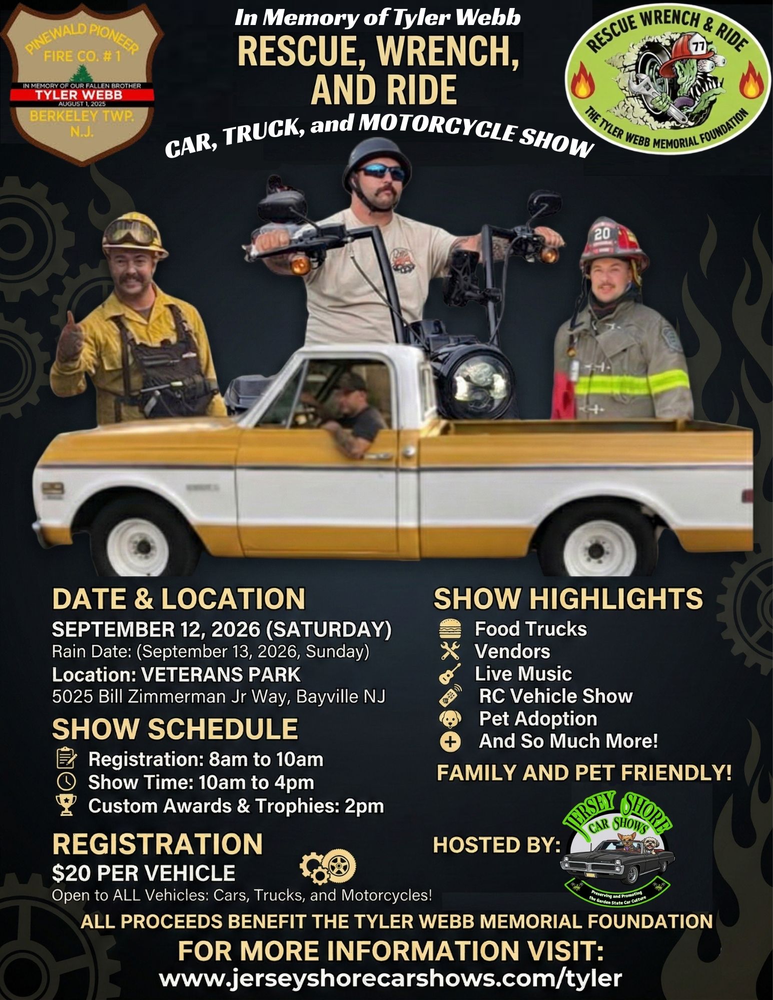 Tyler Webb Car truck and motorcycle show