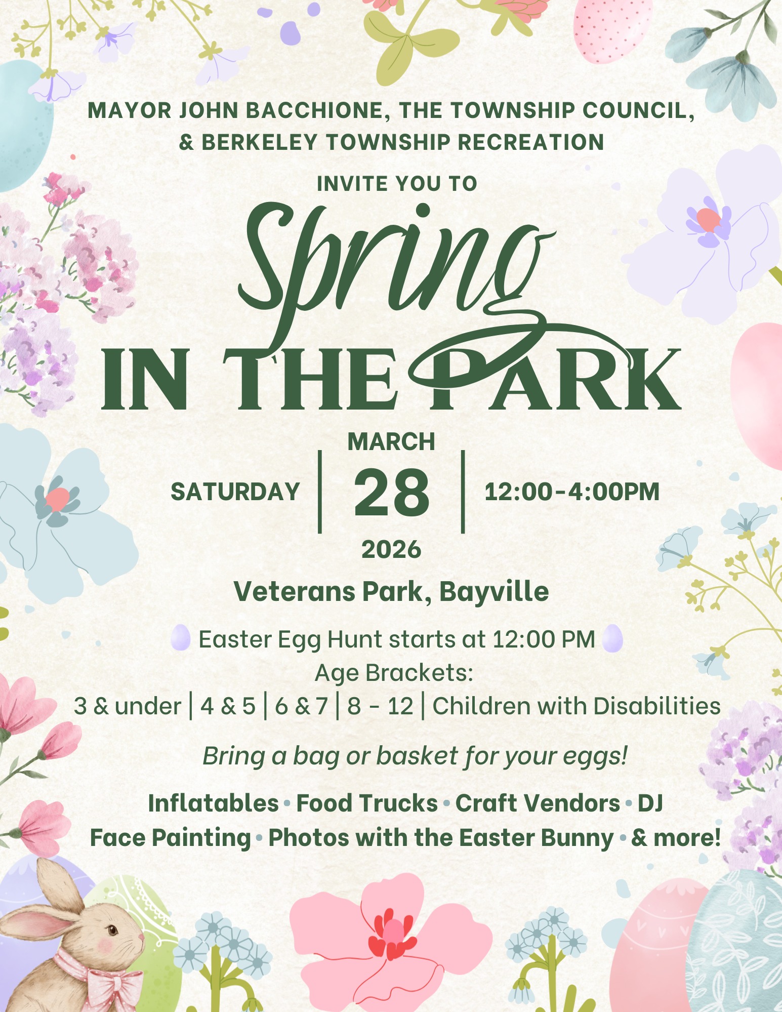 spring in the park flyer