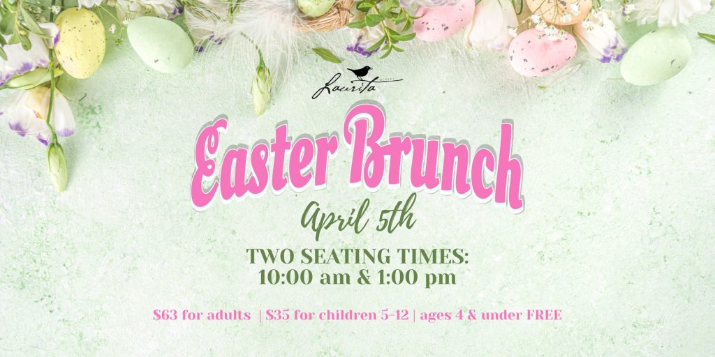 Easter Brunch Flyer for Laurita Winery 