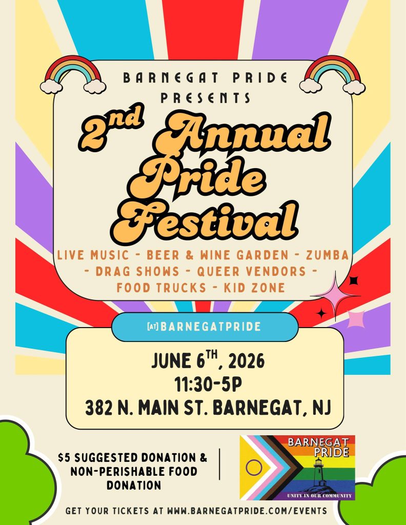 Barnegat Pride Festival Flyer 
