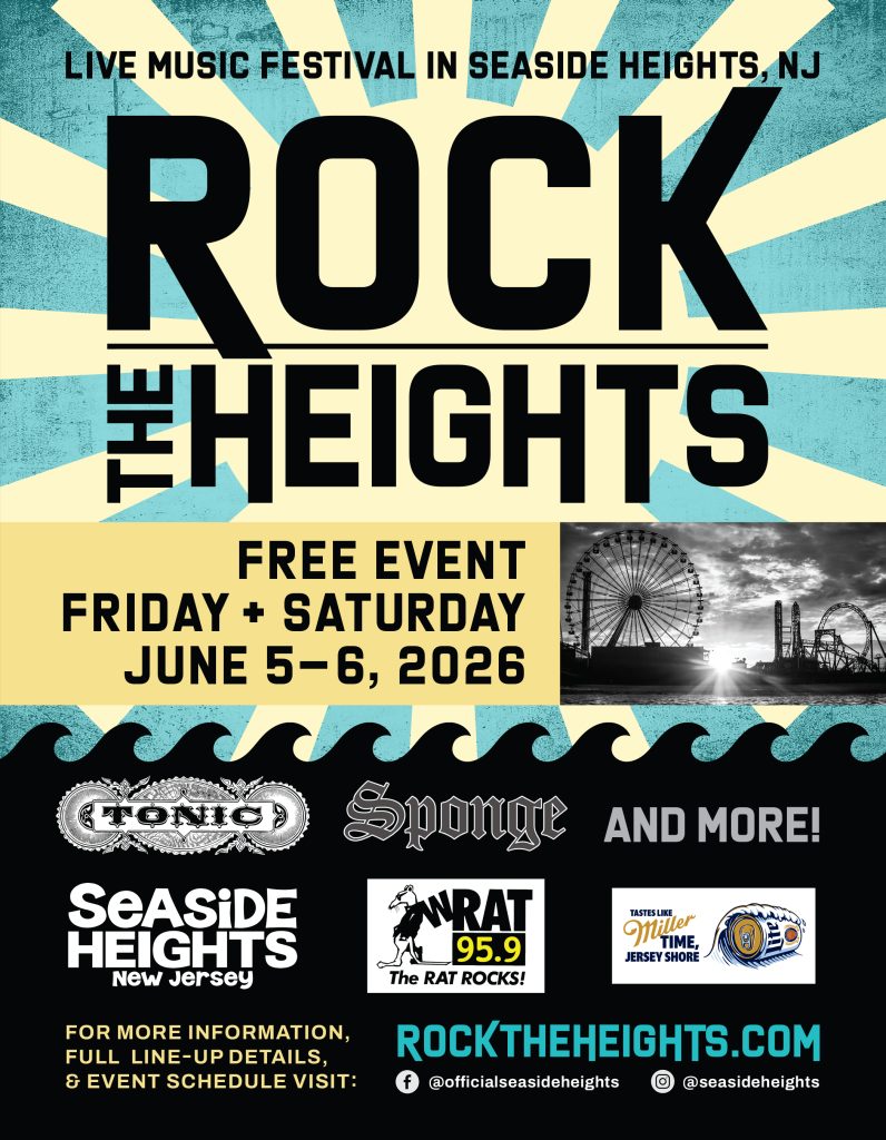 Rock the Heights Flyer for Seaside Heights