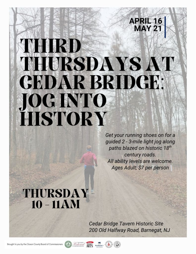 person jogging in woods