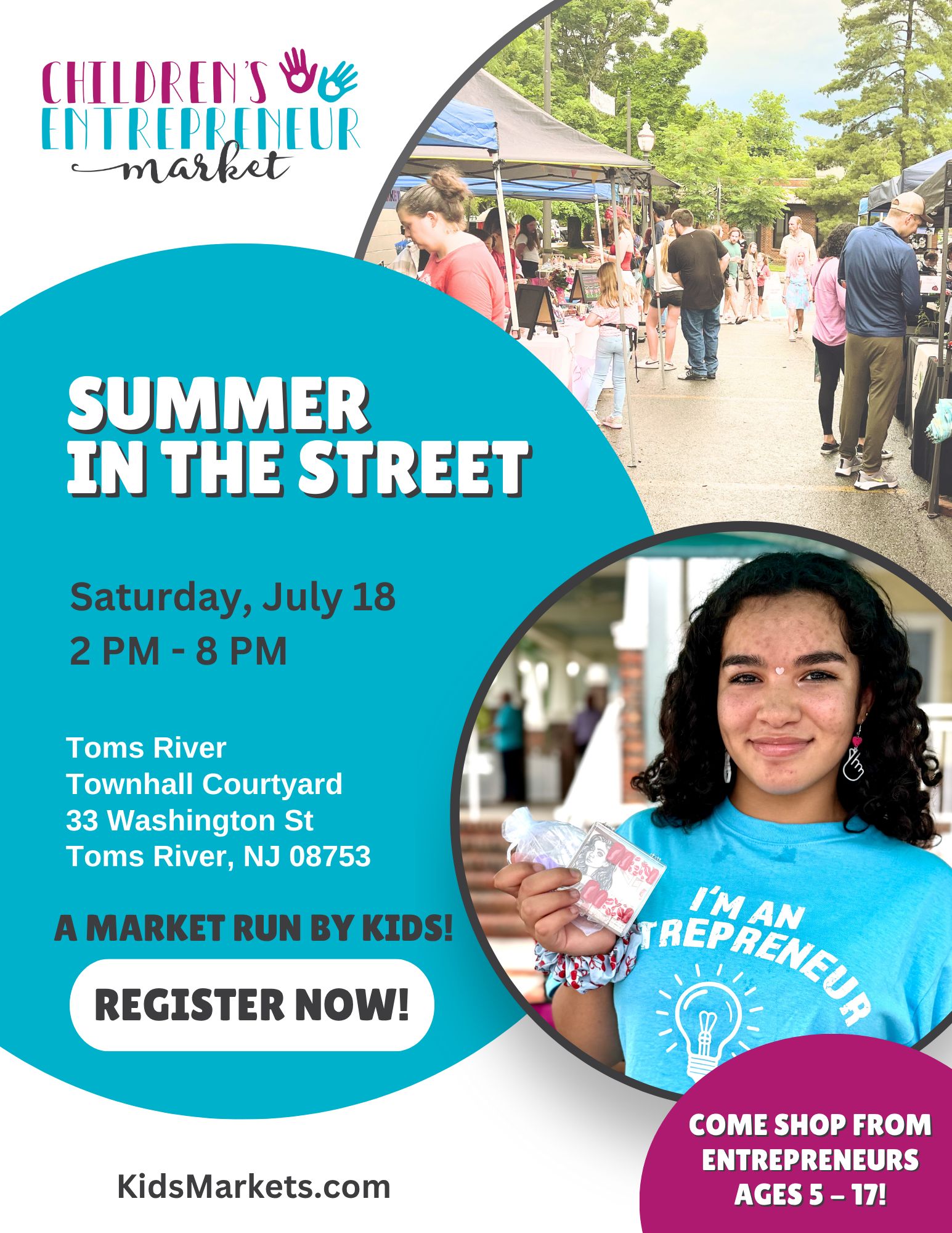 People shopping at vendor tents at festival