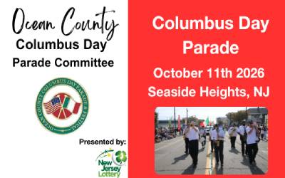People marching in the Ocean County Columbus Day Parade