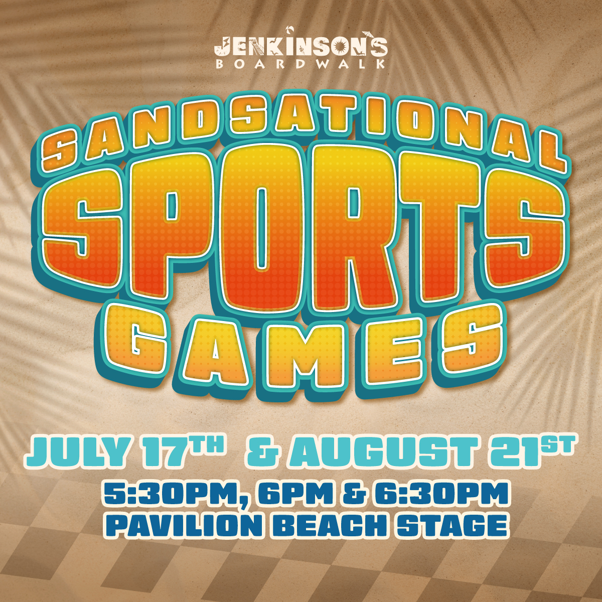 Sandsastional Sports Games Flyer