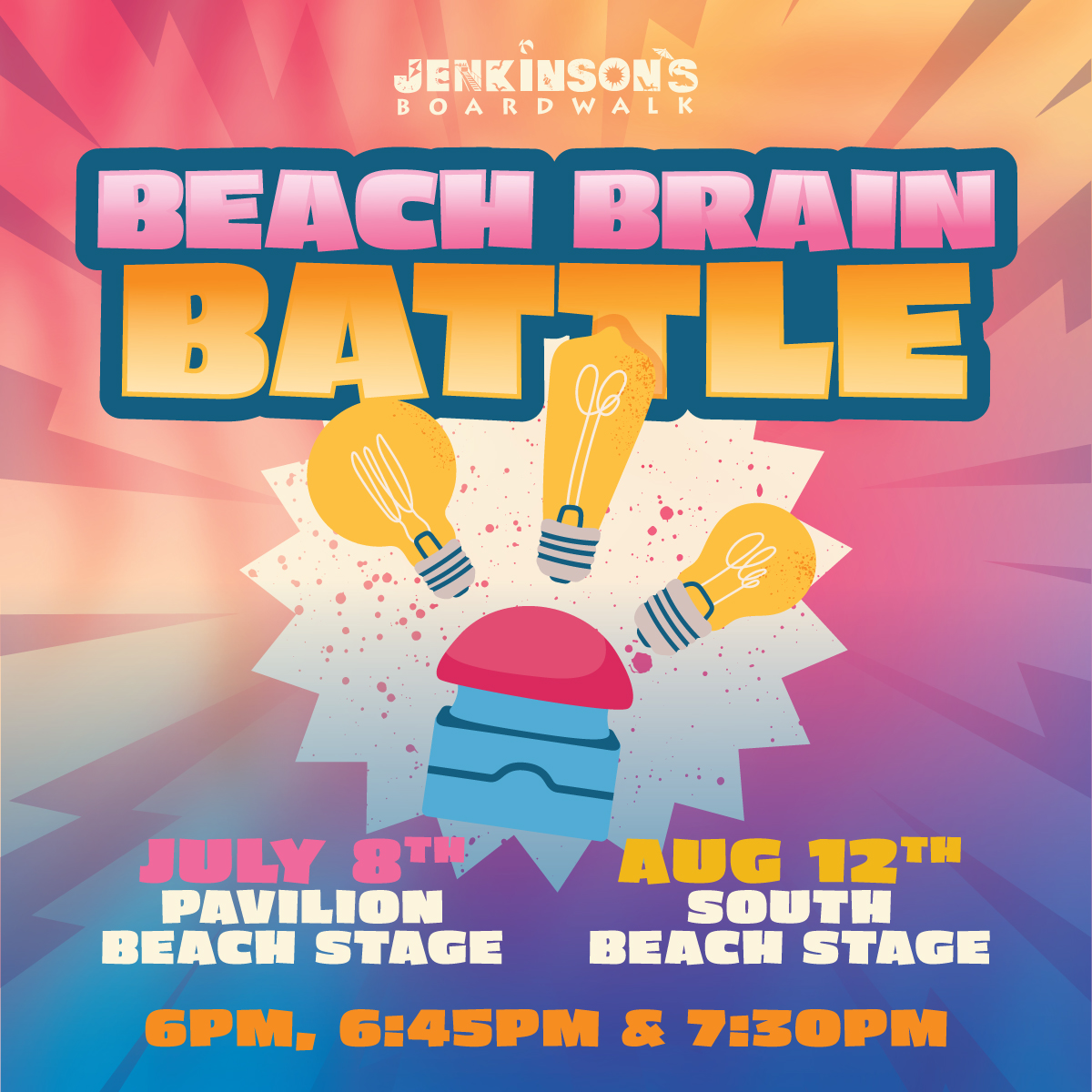 Beach Brain Battle flyer