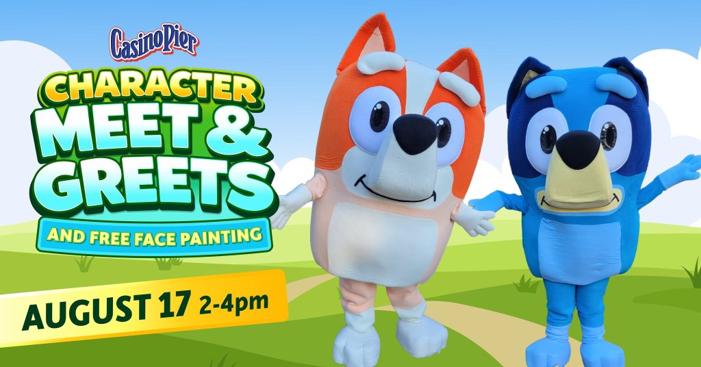 Australian Pups on character meet & greet flyer