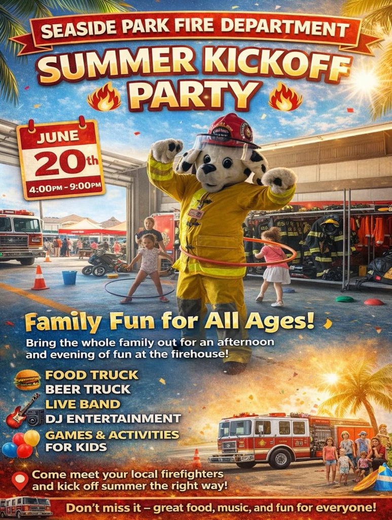 Dalmatian mascot and kids hula hooping in firehouse 