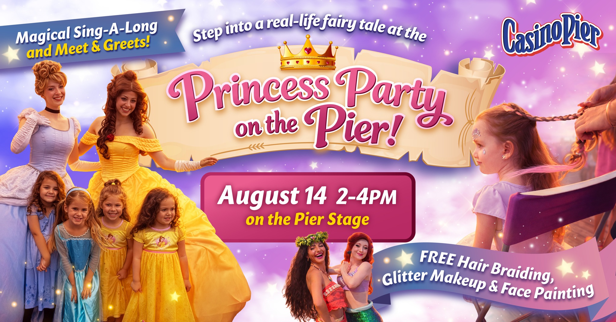 people dressed as princesses