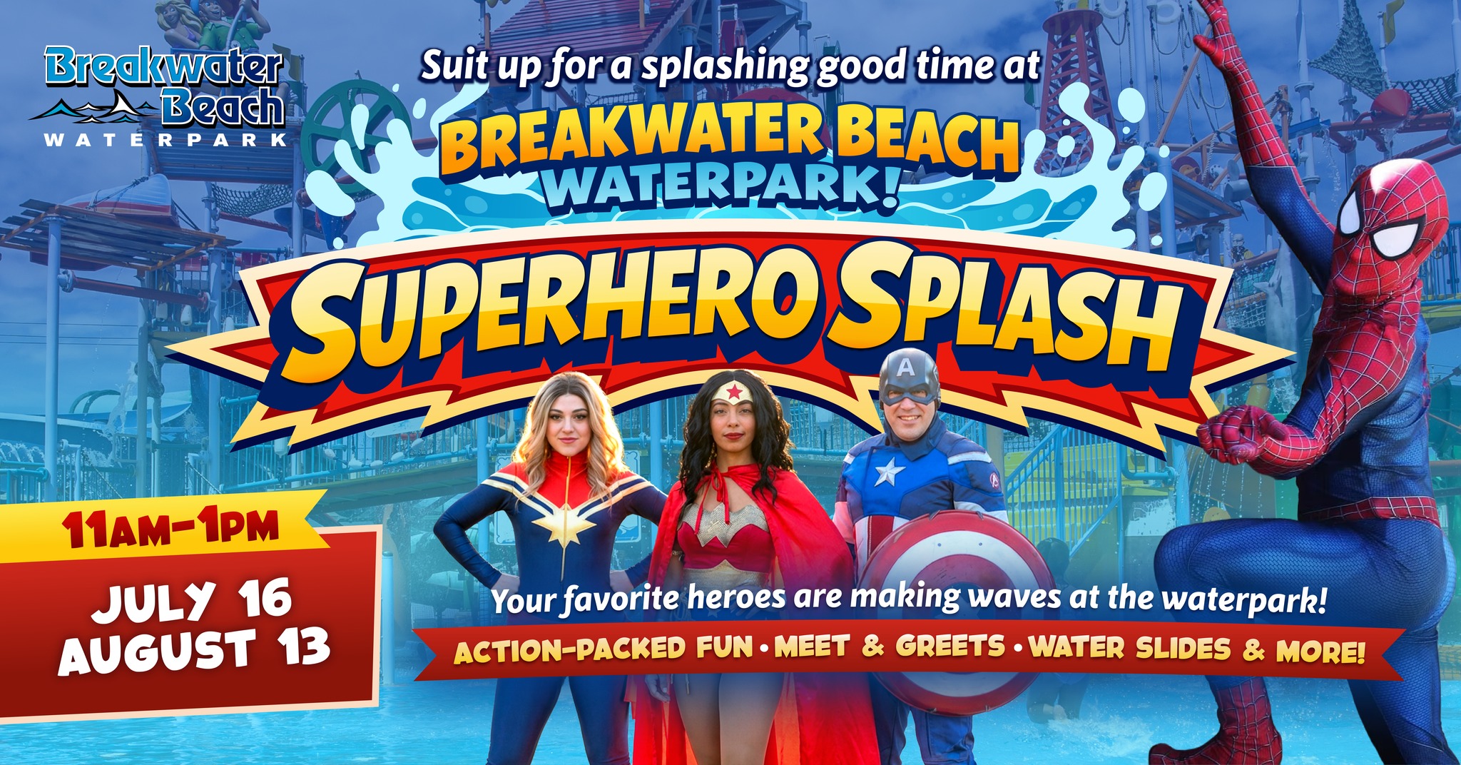 people dressed up as super heroes