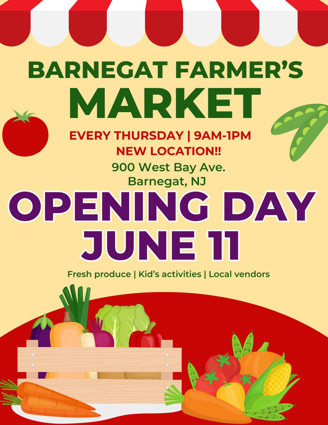 graphic of fruits and vegetables in a wooden crate