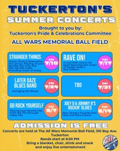 Tuckerton Summer Concert Series Flyer 