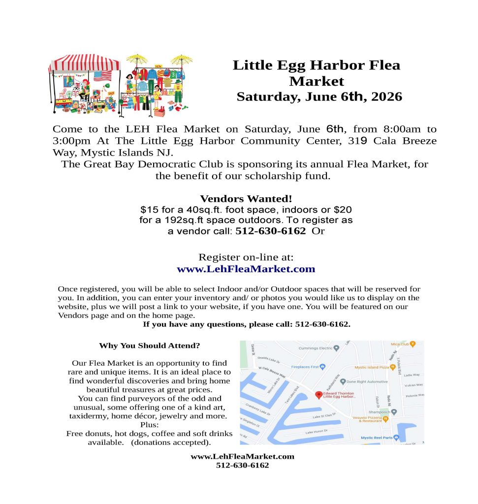 Little Egg Harbor Flea Market Flyer 