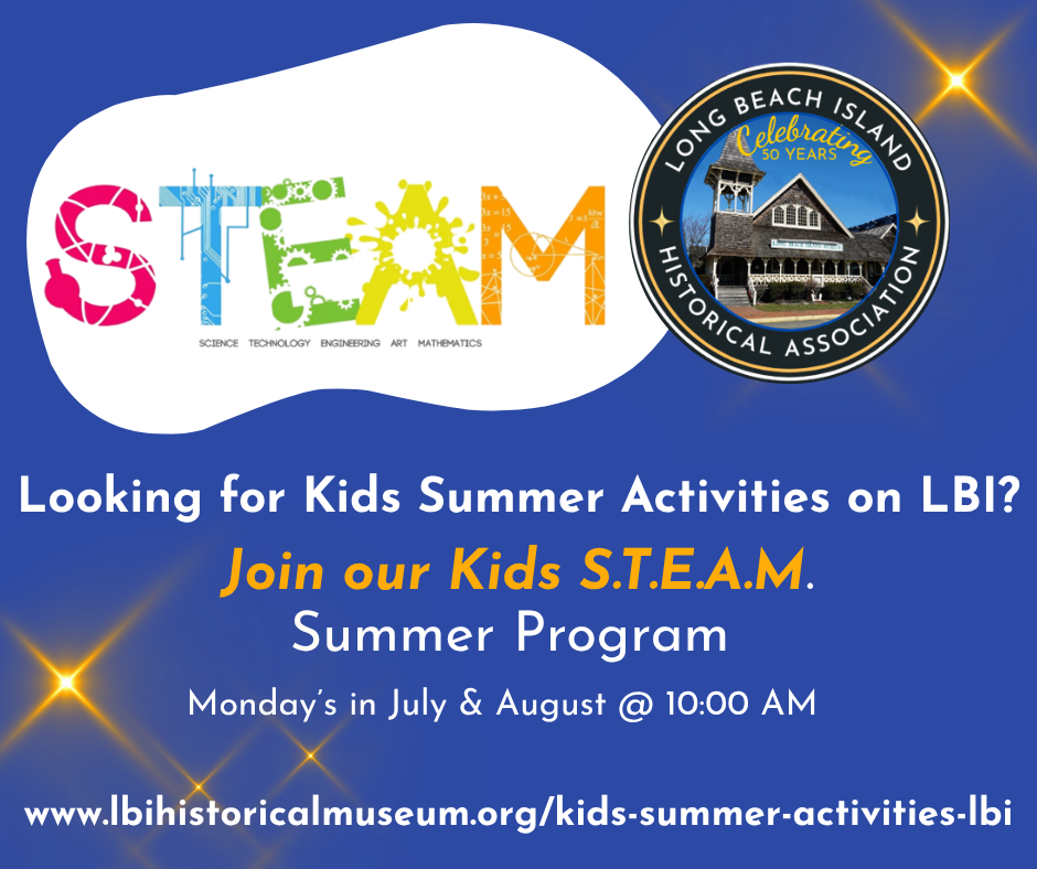 Small photo of the Long beach Island Historical Association on Summer Steam flyer