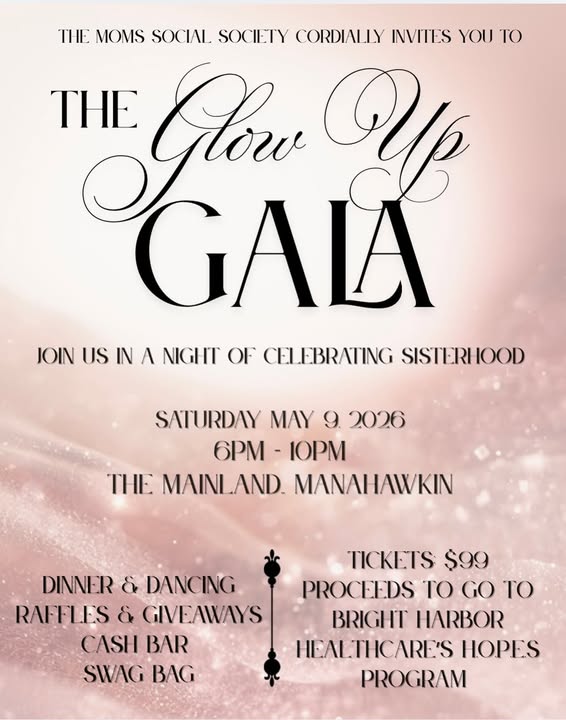 The Glow up Gala Flyer