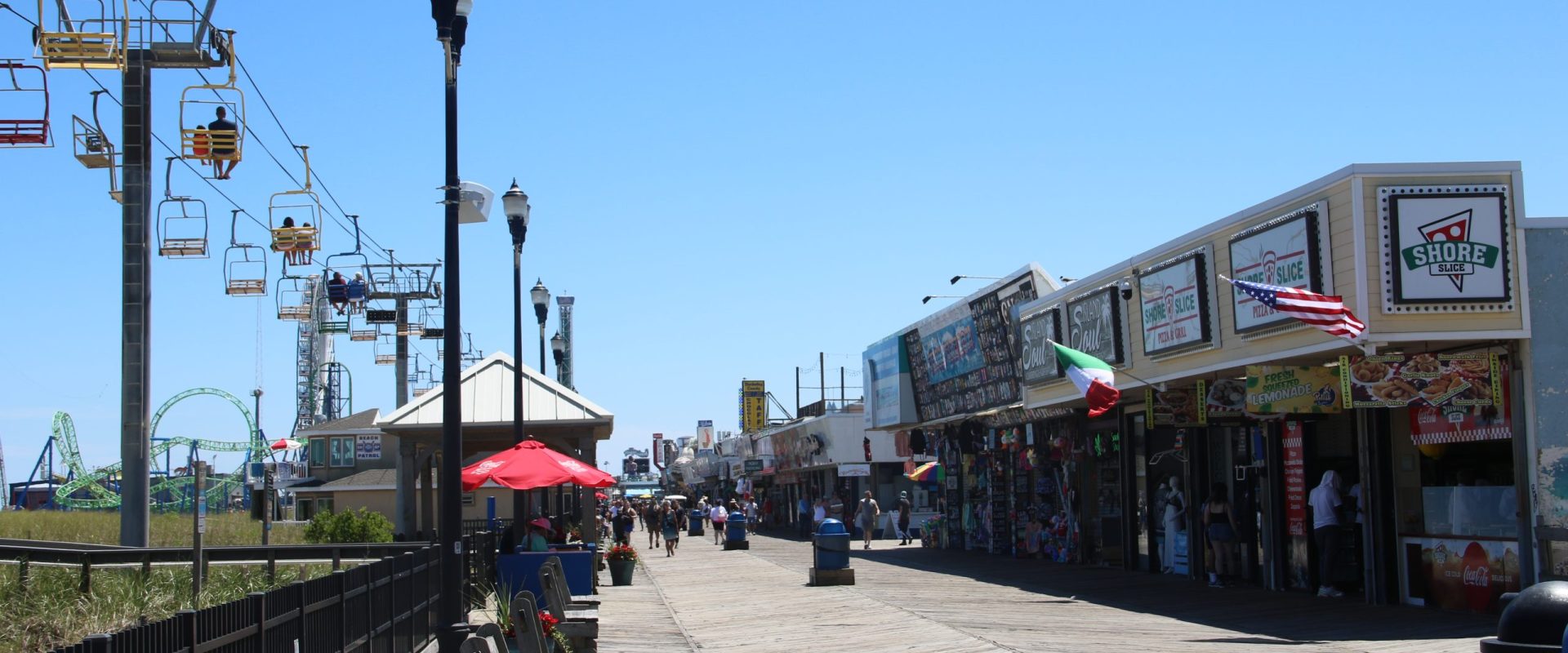 049A0126 boardwalk with businesses and a sky ride