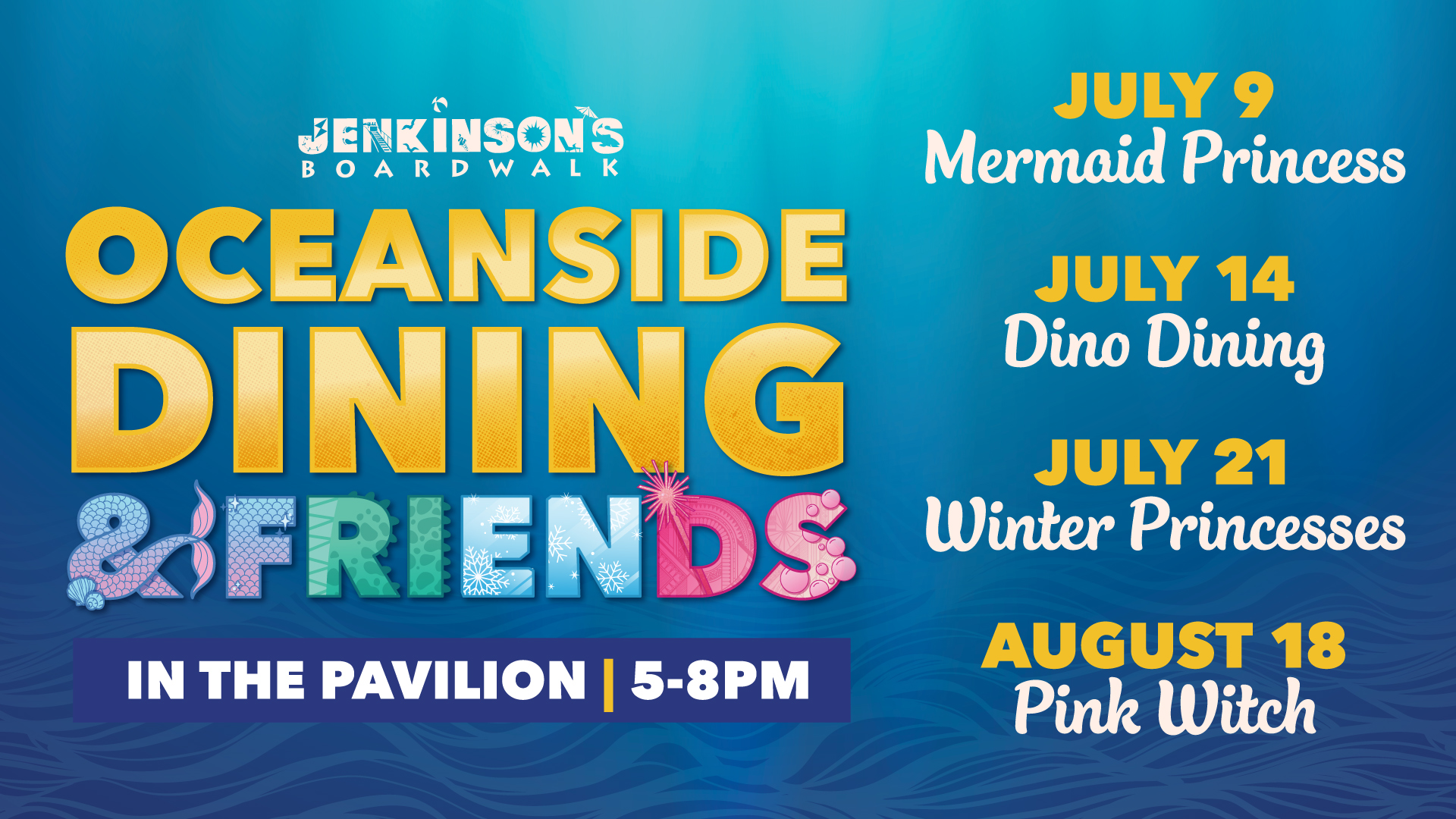 OceanSide Dining and Friends flyer