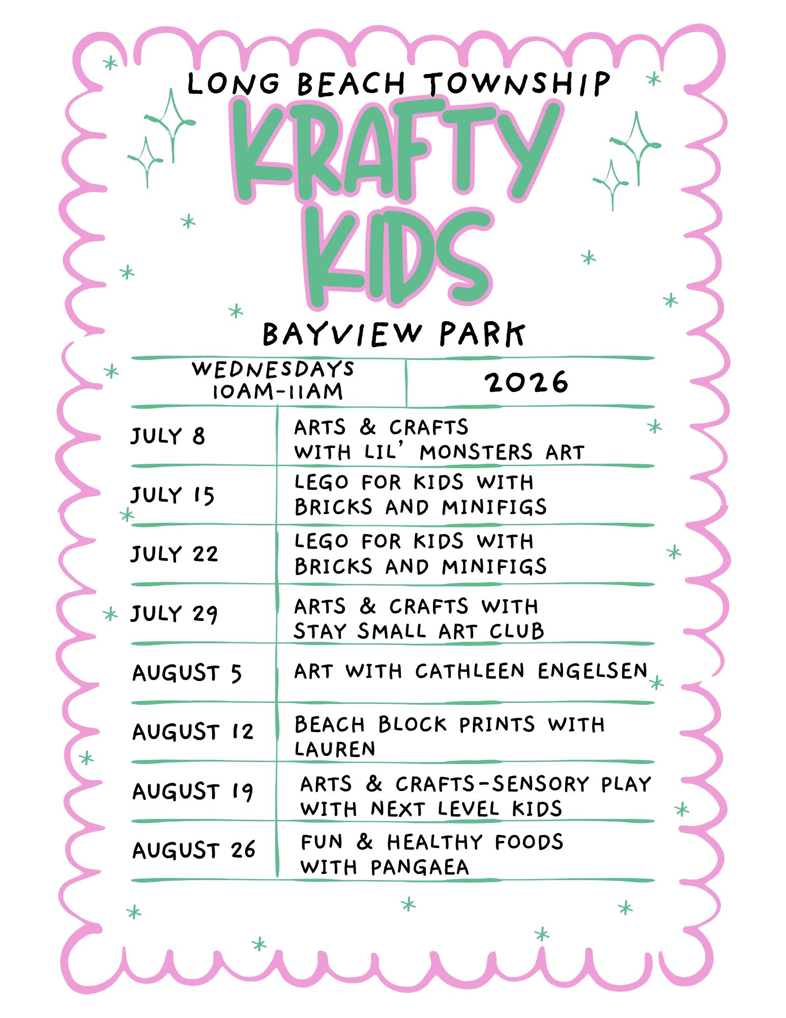 Krafty Kids Flyer